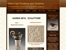 Tablet Screenshot of karenheyl.com